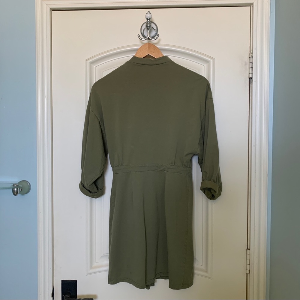 ASOS 80s Button Through Mini Dress - Picture 3 of 7